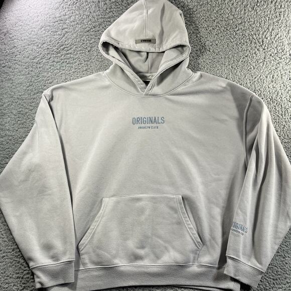 Originals Brooklyn Cloth Hoodie Mens Large Pullover Long Sleeve Sweatshirt Hood - Picture 1 of 11